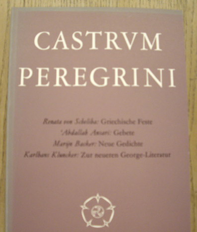 CASTRUM PEREGRINI. - Castrum Peregrini 40. Jahrgang 1991 - Heft 196 - 197.
