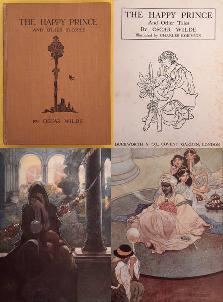 WILDE, OSCAR ILLUSTRATED BY CHARLES ROBINSON. - Happy Prince and Other Tales.