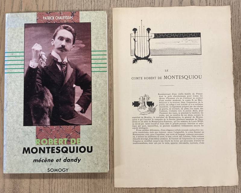 CHALEYSSIN, PATRICK. - Robert De Montesquiou. Mcne Et dandy.