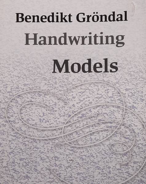 GRNDAL, BENEDIKT. - Handwriting models, An Icelandic manual, 1883