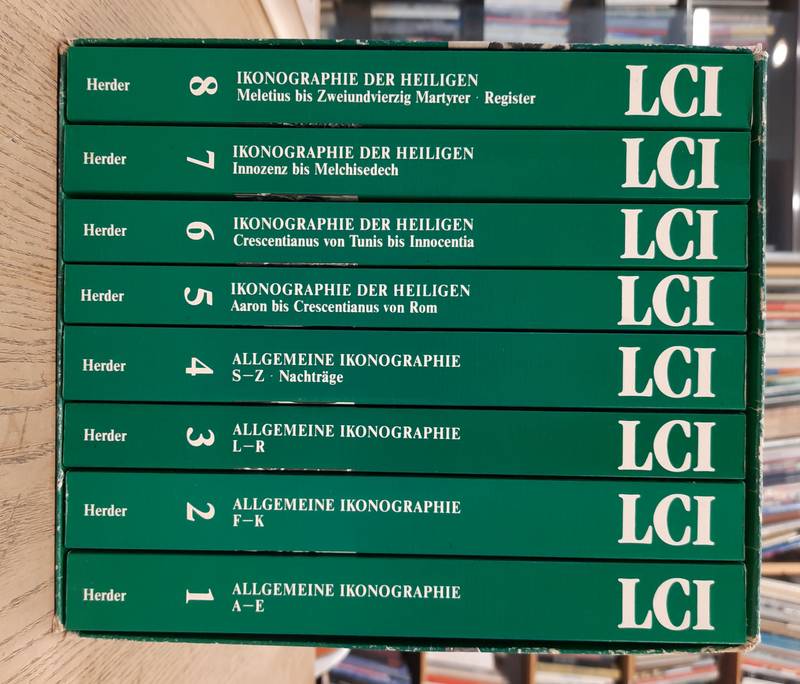 KIRSCHBAUM, ENGELBERT. - Lexikon der christlichen Ikonographie. LCI. (8 BNDE)