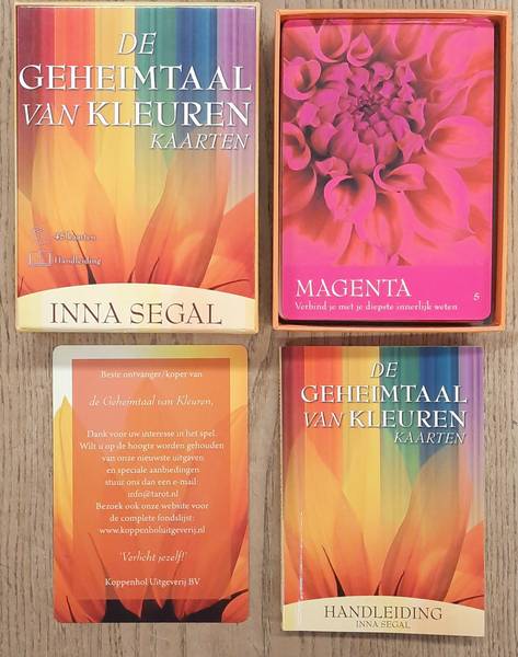 SEGAL, INNA. - De geheimtaal van kleuren, 45 kaarten met Handleiding