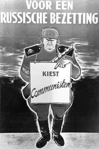 ONBEKEND. - Voor een Russische Bezetting, Kiest Communisten