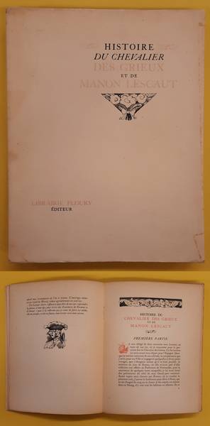 PREVOST, L'ABB. - Histoire du chevalier Des Grieux et de Manon Lescaux.. Illustrations de Brunelleschi.