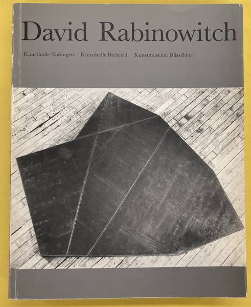 RABINOWITCH, DAVID - CATRINA NEIMAN [HRSG.]. - David Rabinowitch. Skulpturen mit ausgewhlten Zeichnungen, Plnen und Texten.