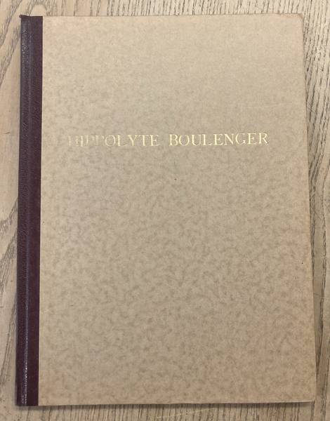 BOULENGER, HIPPOLYTE. - VANZYPE, GUSTAVE. & MONOGRAFIEëN OVER BELGISCHE KUNST. Hippolyte Boulenger. Monografieën over Belgische Kunst.