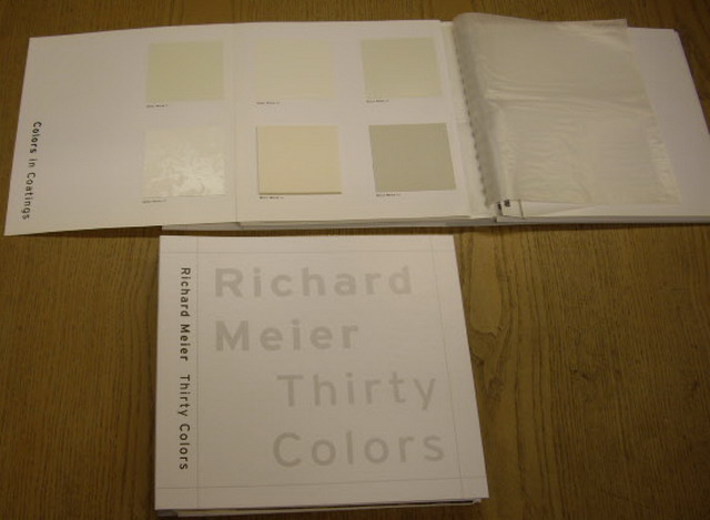 MEIER, RICHARD. Richard Meier. Thirty colors.