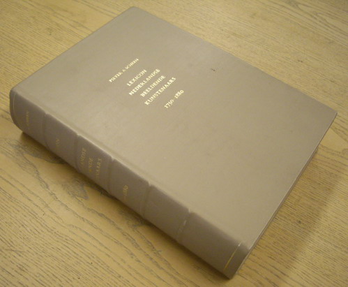 SCHEEN, PIETER. Lexicon Nederlandse Beeldende Kunstenaars 1750 - 1880. Herzien door P. Scheen.