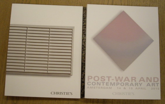 CHRISTIE'S Post-War and Contemporary Art. Amsterdam 14 & 15 April 1015.