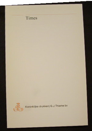 THIEME, GJ. KONINKLIJKE DRUKKERIJ NIJMEGEN.
