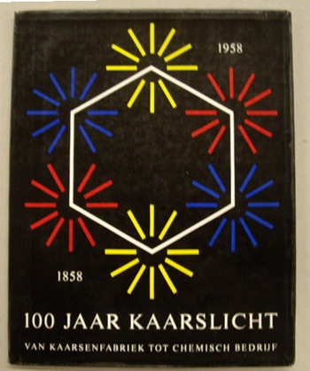 KONINKLIJKE STEARINE KAARSENFABRIEKEN < GOUDA-AOLLO > Honderd jaar kaarslicht. Van kaarsenfabricage tot chemische industrie. 1858-1958.
