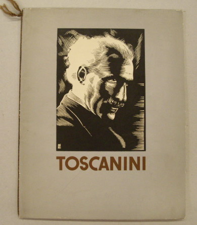 VUILLERMOZ, EMILE (TEXT) & ; ARTURO TOSCANINI. Deux concerts symphoniques sous la direction de Arturo Toscanini. Premier concert jeudi 12 Octobre. 1933 Festival Franco-Italien. Deuxième concert. Mardi 17 Octobre. 1933 Festival Richard Wagner. Textes et commentaires d'Emile Vuillermoz.