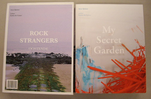 QUINZE, ARNE & SASKIA DE COSTER. Rock Strangers Oostende & My Secret Garden [ 2 paperbacks + 2 DVD's ]