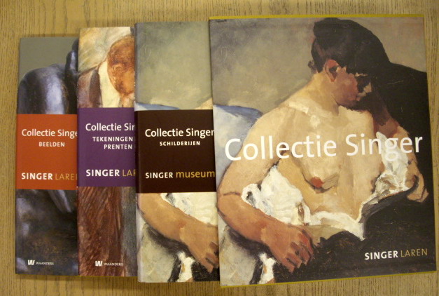 SINGER MUSEUM LAREN - BLOKLAND, ANNE E.A. Collectie Singer. Schilderijen + Tekeningen en prenten + Beelden. [3 boeken in luxe cassette]