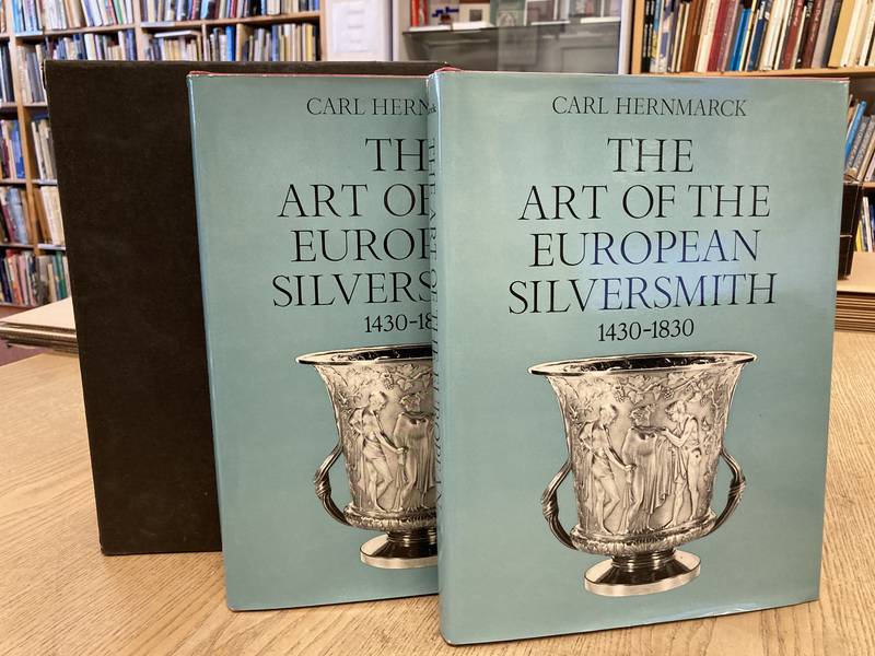 HERNMARCK, CARL. The Art of the European Silversmith 1430 - 1830 [2 Volumes - text and plates - in slipcase. Complete Set].