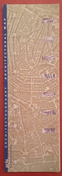 KLOOS, MAARTEN Architectuurkaart Amsterdam, Architectural Map Amsterdam.