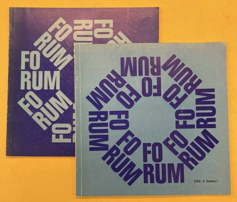 FORUM  - JAN DUIKER. & JELLES, E.J. EN ALBERS, C.A. Forum XII - 5 Duiker 1 + Forum XII - 6  Duiker 2.