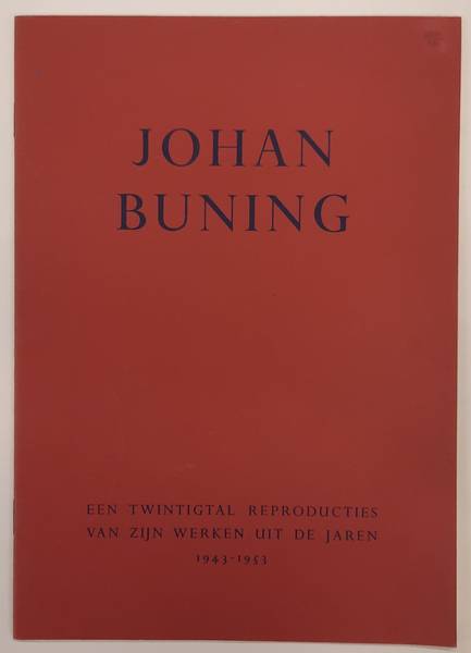SM 1953: & BUNING, JOHAN - KEES VERWEY.