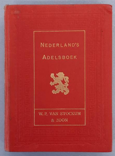 GENEALOGIE. Nederland's Adelsboek 1921. 19e Jaargang. [ K - Q ].