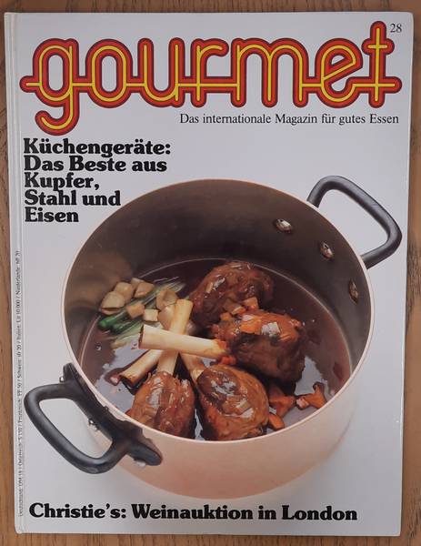 GOURMET. & EDITION WILLSBERGER. Gourmet. Das internationale Magazin für gutes Essen. Nr. 28 - 1983.