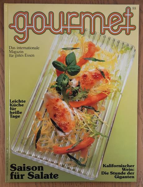 GOURMET. & EDITION WILLSBERGER. Gourmet. Das internationale Magazin für gutes Essen. Nr. 88 - 1998