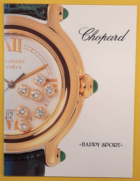 CHOPARD. Happy Sport, Chopard watch catalogue booklet + Price list