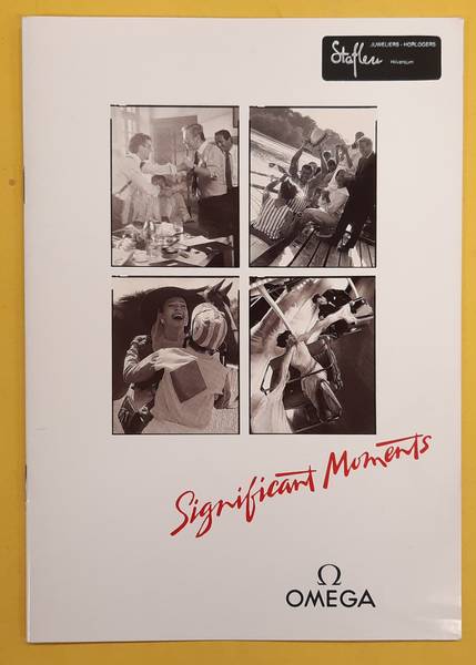 OMEGA WATCHES Significant moments, Omega watches catalog booklet + Price List