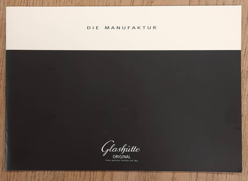 GLASHÜTTE. Die manufaktur, Uhrenkatalog