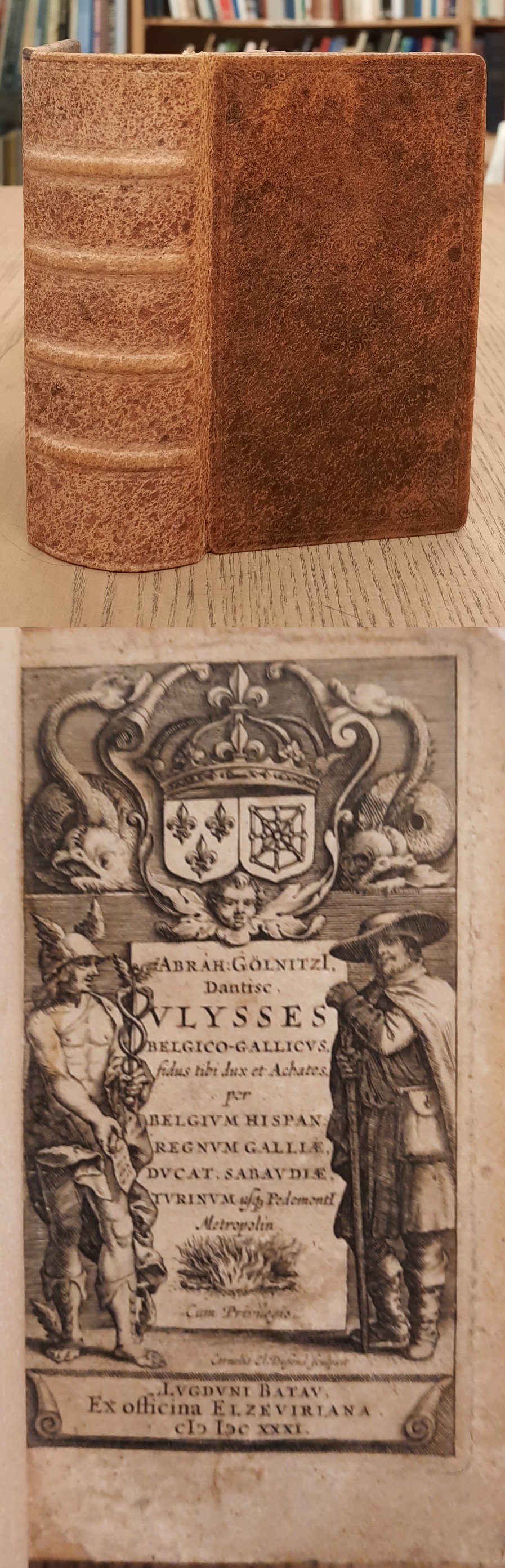 GÖLNITZL ABRAHAM DANTISC. cont. vellum binding,