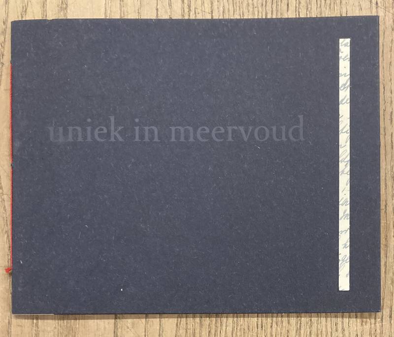 TANJA, JAAP; E.A. Uniek in meervoud: De dagboeken van Anne Frank in facsimile.