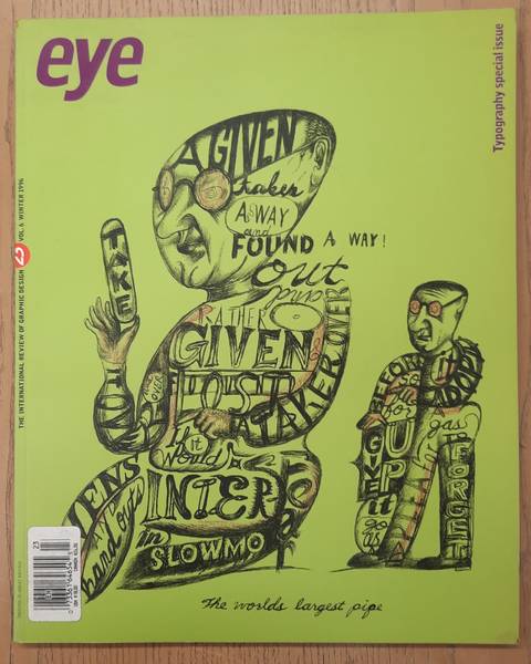EYE. THE INTERNATIONAL REVIEW OF GRAPHIC DESIGN.