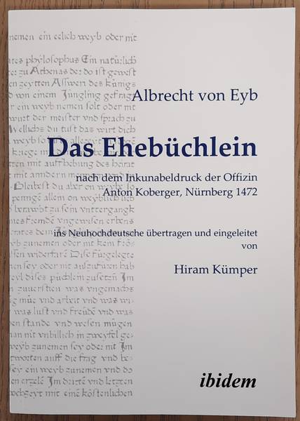 EYB, ALBRECHT VON.