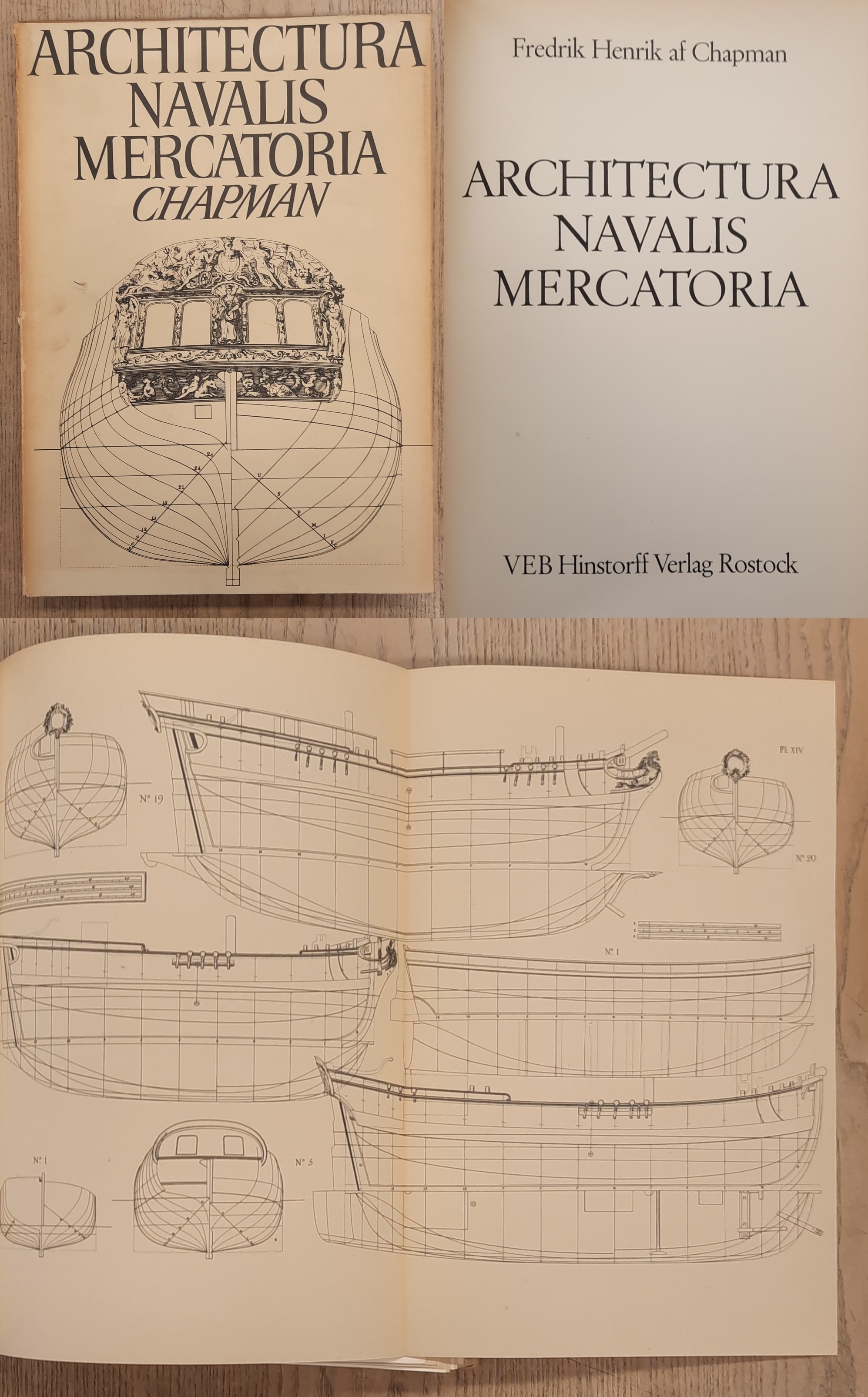 CHAPMAN, FREDRIK HENRIK. Architectura Navalis Mercatoria.