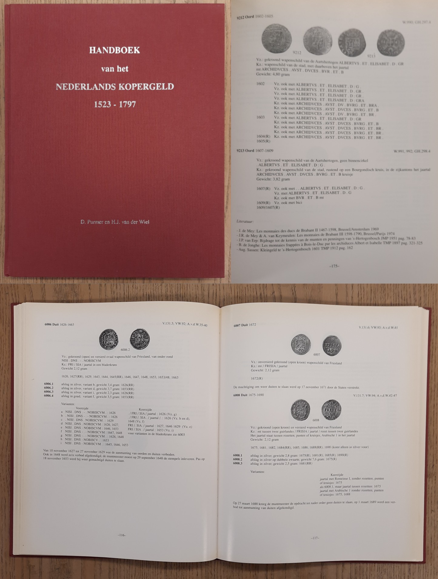 PURMER, D. & WIEL, H.J. VAN DER. Handboek van het Nederlands Kopergeld 1523-1797