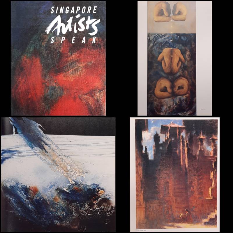 LIM, RICHARD - YEO, THOMAS - YEO, C.H. - LAM PIN FOO - MOWE, OATRICK - CHUA SOO BIN SINGAPORE ARTISTS SPEAK .