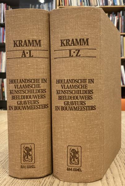 IMMERZEEL, J. & CHRISTIAAN KRAMM. De levens en werken der Hollandsche en Vlaamsche kunstschilders, beeldhouwers, graveurs en bouwmeesters. [Twee delen; Reprint van de editie Amsterdam 1854 - 1864].