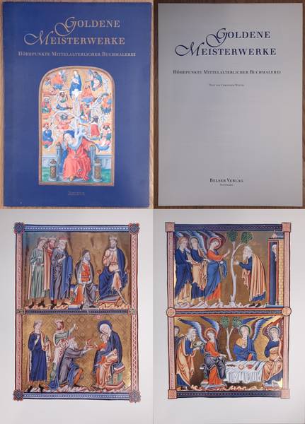 WETZEL, CHRISTOPH. Goldene Meisterwerke, Höhepunkte mittelalterlicher Buchmalerei.