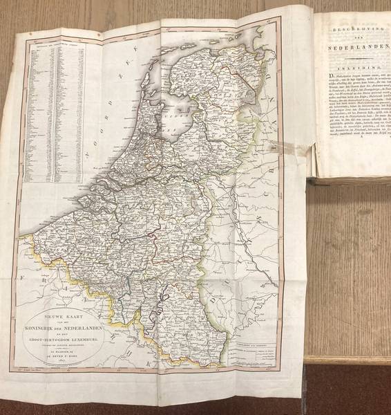 KAMPEN, N.G. VAN. Staat- en aardrijkskundige beschrijving van het Koningrijk der Nederlanden, of der XVII Nederlandsche provincien, benevens het Groot-Hertogdom Luxemburg.