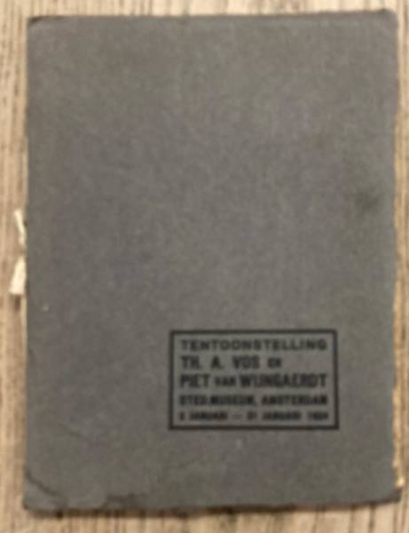 SM 1924:, VOS, TH. A. & WIJNGAERDT, PIET VAN.