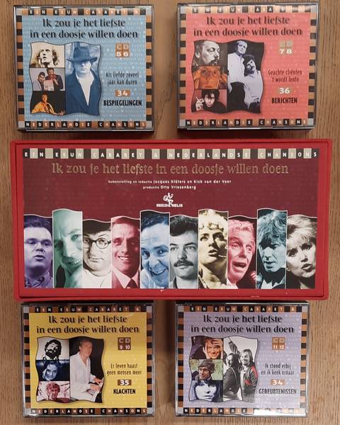 KLöTERS, JACQUES. & VEER, KICK VAN DER. Ik zou je het liefste in een doosje willen doen (20 van de 21 CD's)
