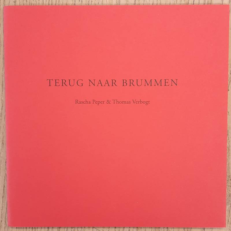 PEPER, RASCHA. & VERBOGT, THOMAS. Terug naar Brummen