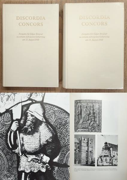 SIEBER, MARC (HG.). Discordia Concors. Festgabe für Edgar Bonjour zu seinem siebzigsten Geburtstag am 21. August 1968. In zwei Bänden.
