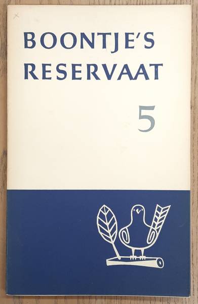 BOON, LOUIS PAUL. Boontje's reservaat 5. Wat verzameld dagwerk.