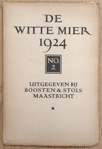 Greshoff, J. DE WITTE MIER. Maandschrift voor de vrienden van boek en prent onder leiding van J. Greshoff.
