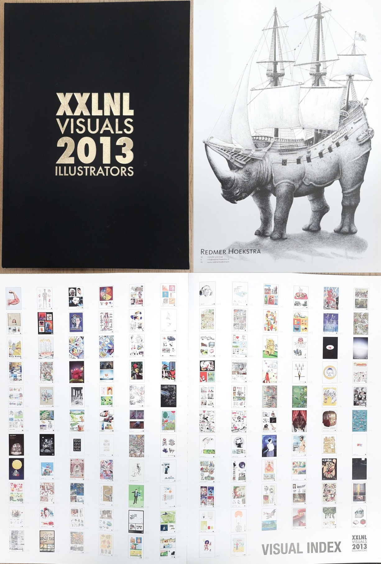 LIESHOUT, TED VAN. XXLNL visuals 2013 illustrators