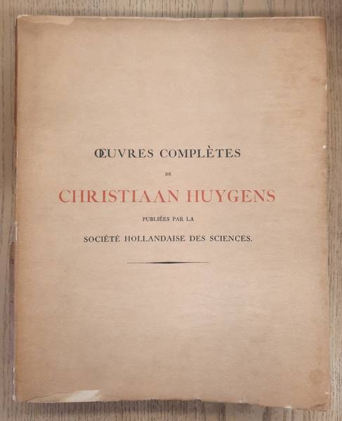 HUYGENS, CHRISTIAAN.