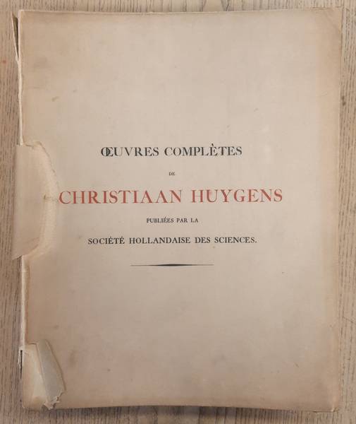 HUYGENS, CHRISTIAAN.