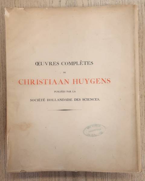 HUYGENS, CHRISTIAAN.