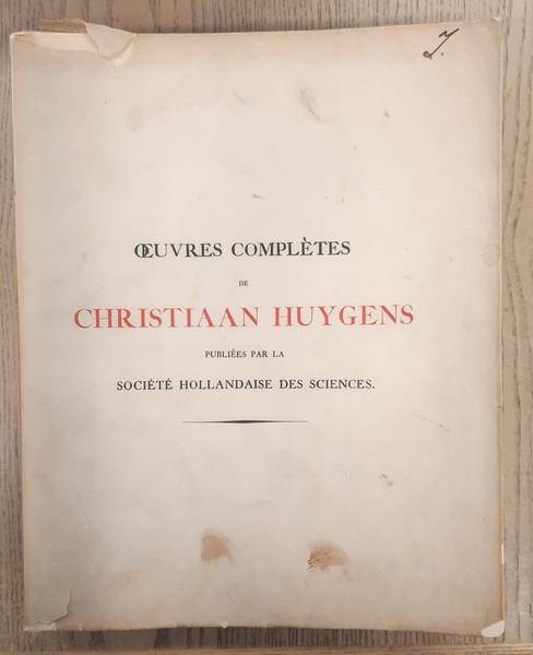HUYGENS, CHRISTIAAN.