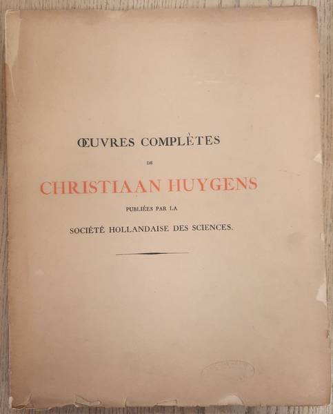 HUYGENS, CHRISTIAAN.